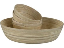 набор столовой посуды из бамбука, 30см+4*15см Vero Natura Casa Set